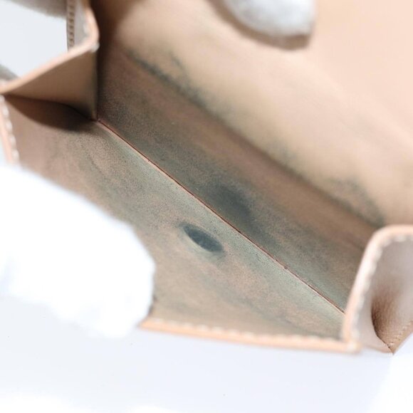 BOTTEGA VENETA INTRECCIATO Compact Wallet Leather Beige - Picture 11 of 16